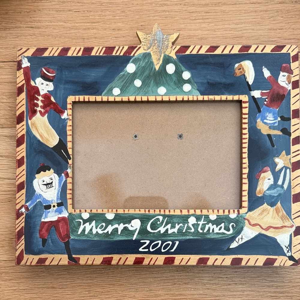 Annual 2001 Christmas Photo Frame Nutcracker from Exposures